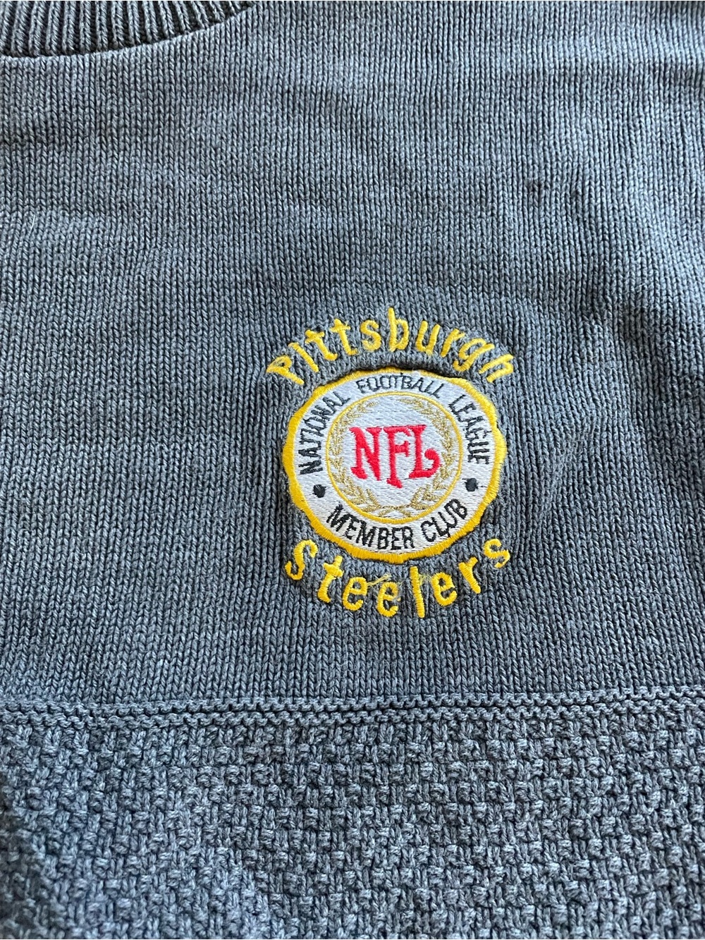 Vintage Bundle Pittsburgh Steelers Black Crew Sweatshirt, tshirt and sweater - Picture 7 of 8